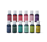 12-color Kit Liqua-Gel® Liquid Food Coloring (20 ml bottles) - Version C
